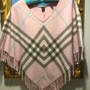 Burberry Cashmere/Wool Poncho